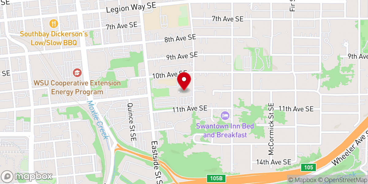 Map showing location of Saint Michael Catholic Church - Downtown