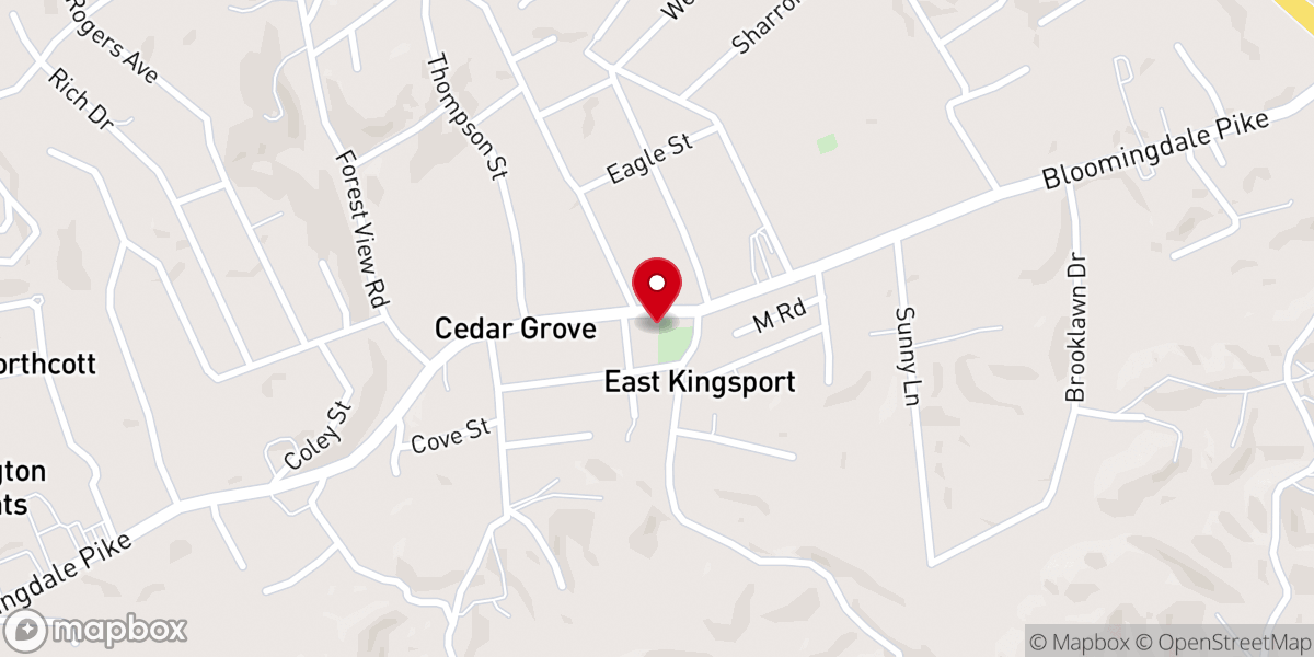 Map showing location of Vermont Church