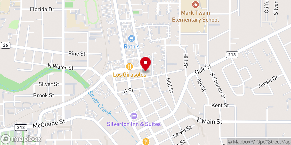 Map showing location of Gateway Christian Life