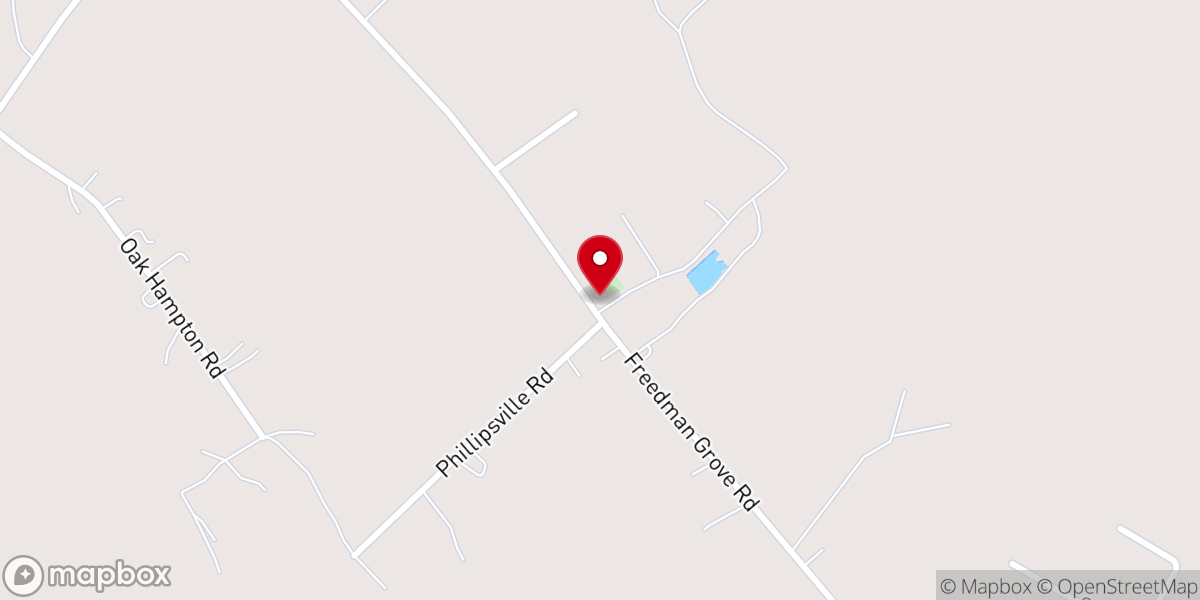 Map showing location of St James Ame Church