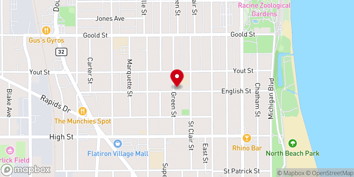 Map showing location of St John Nepomuk Church