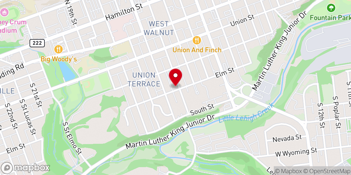 Map showing location of Joshua and Caleb Ministries Inc