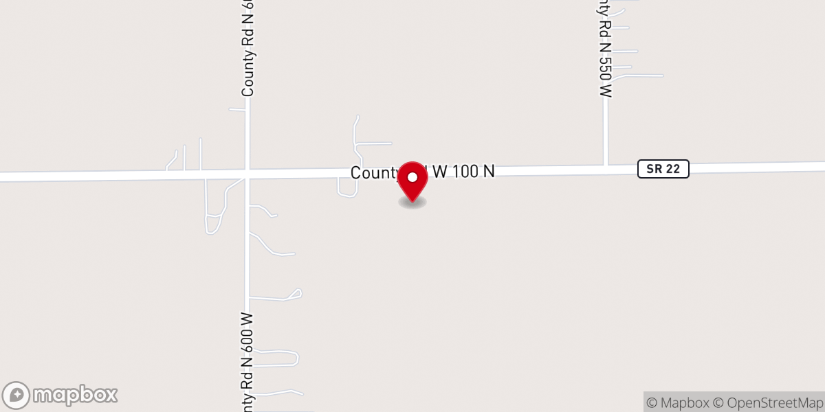 Map showing location of Shiloh United Methodist Church