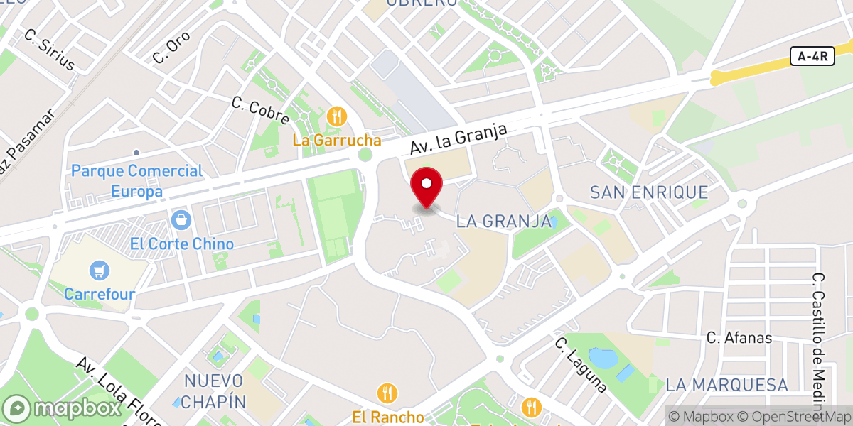Map showing location of Parroquia Santa María, Madre de la Iglesia
