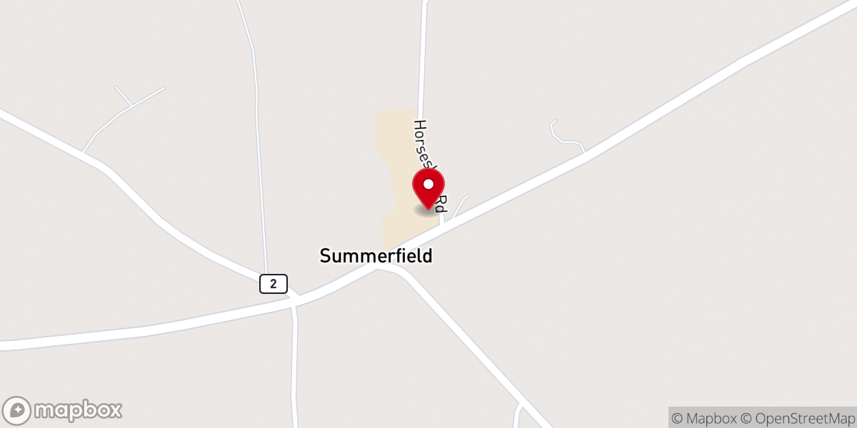 Map showing location of Summerfield High School
