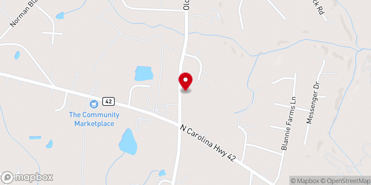 Map showing location of St Anna Free Will Baptist Church