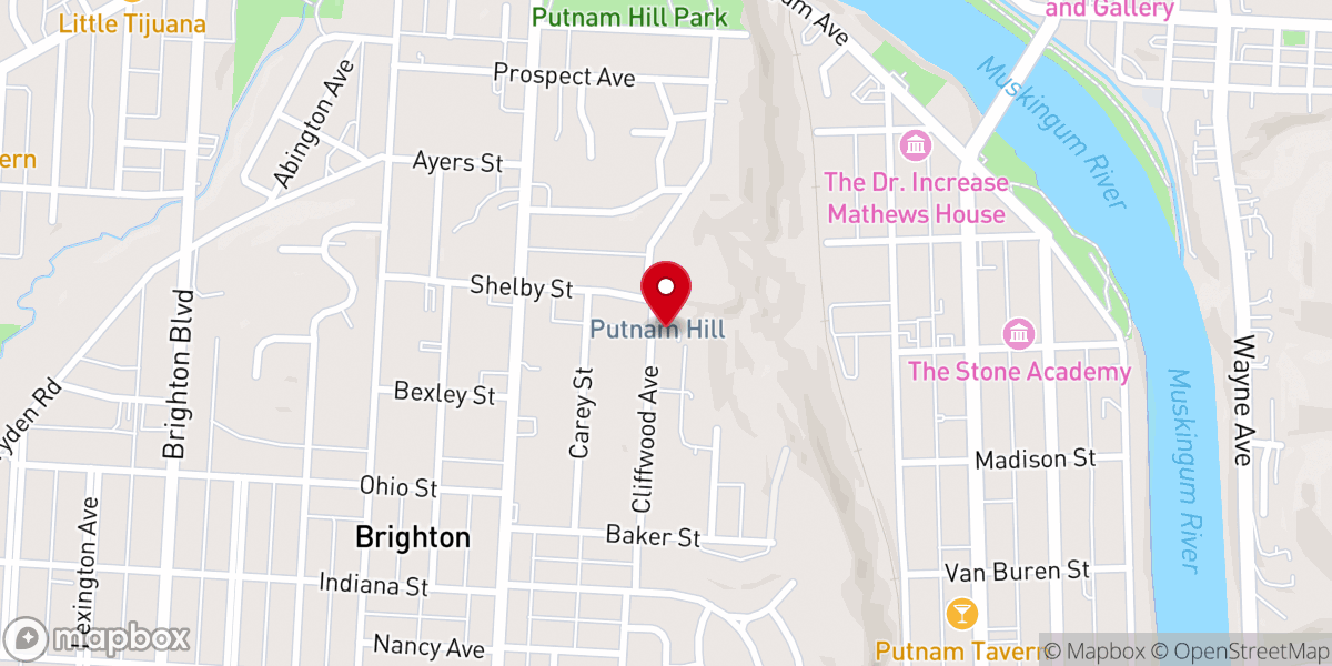 Map showing location of Church of God & Saints-Christ