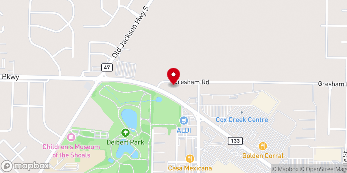 Map showing location of First Independent Methodist Church