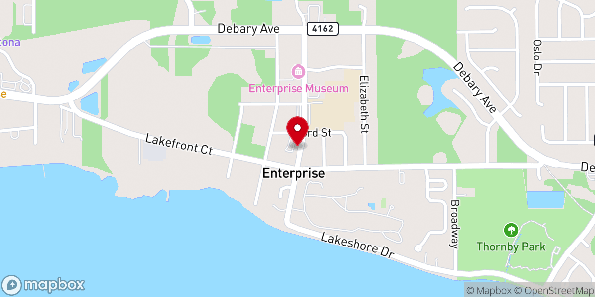 Map showing location of All Saints' Church Thrift Shop