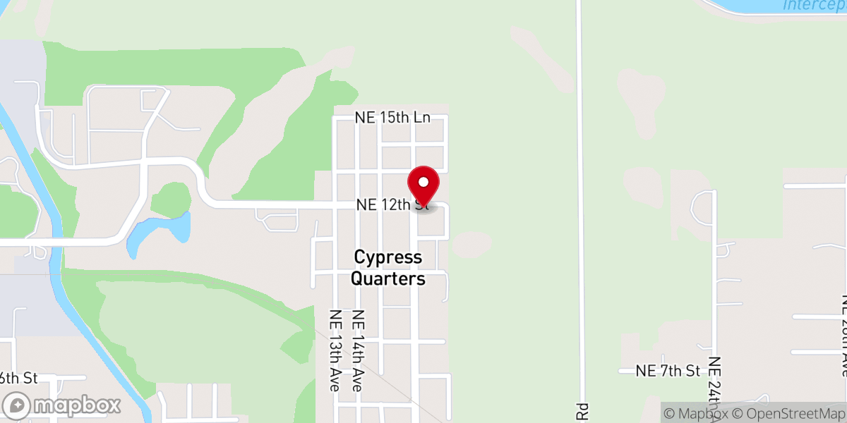 Map showing location of Mircale Faith Temple Church-God