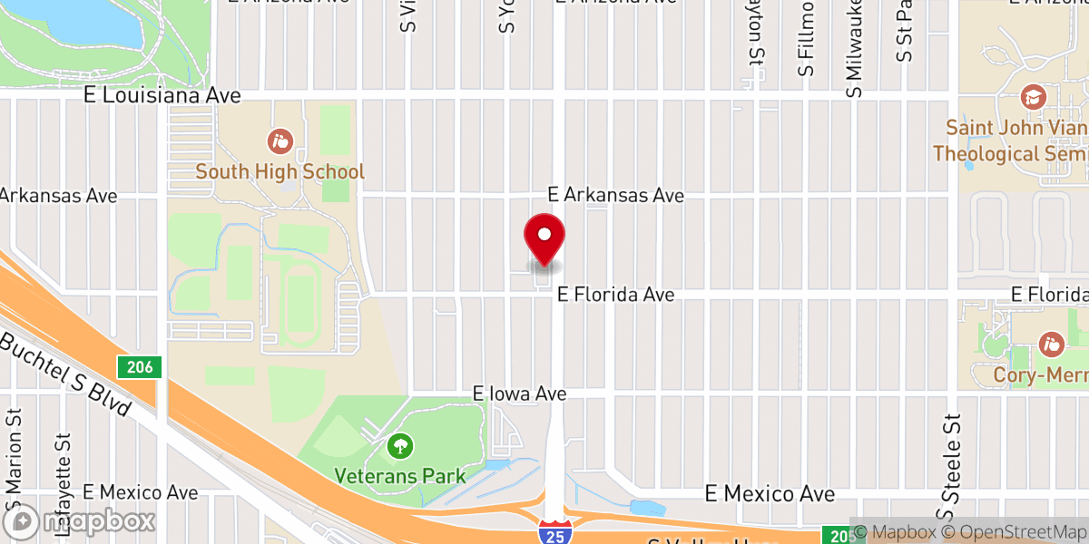 Map showing location of Korean Christian Church Inc