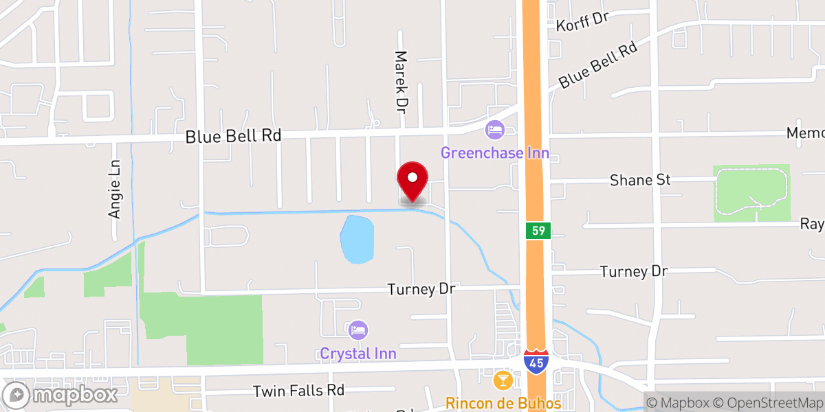 Map showing location of Hidden Valley Church of Christ