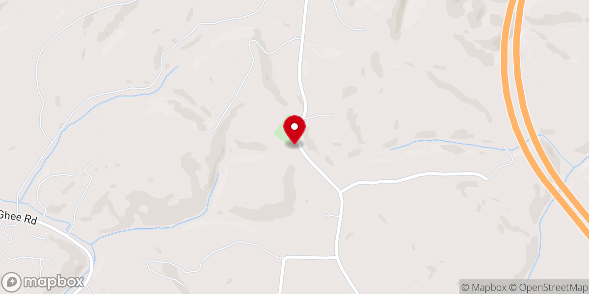 Map showing location of Pleasant View Church