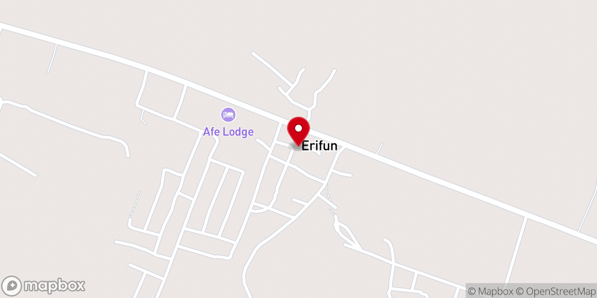 Map showing location of RCCG Upper Chamber