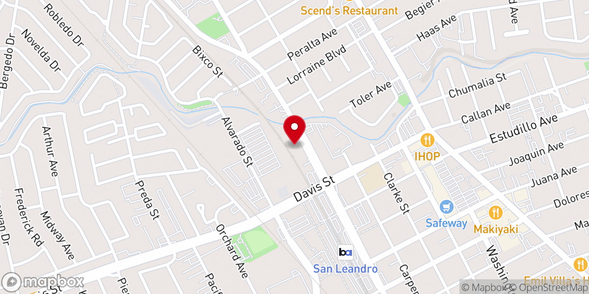 Map showing location of Sala De Oracion