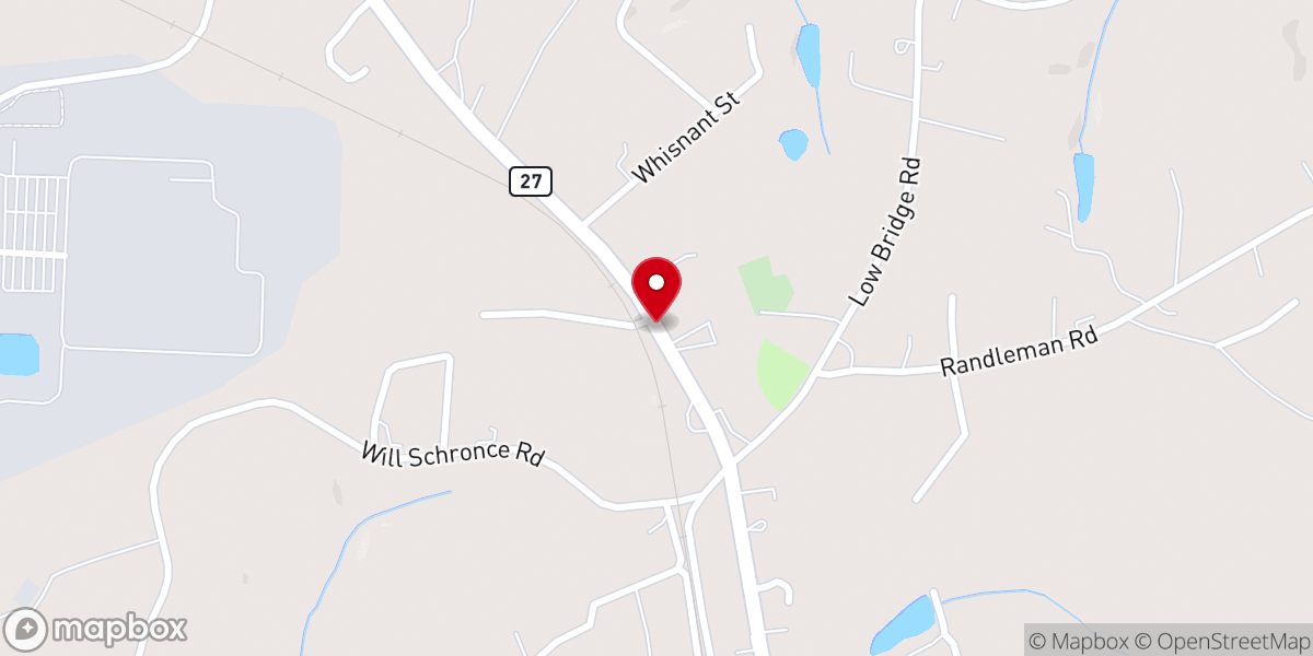 Map showing location of Pearl Baptist Church Parsonage