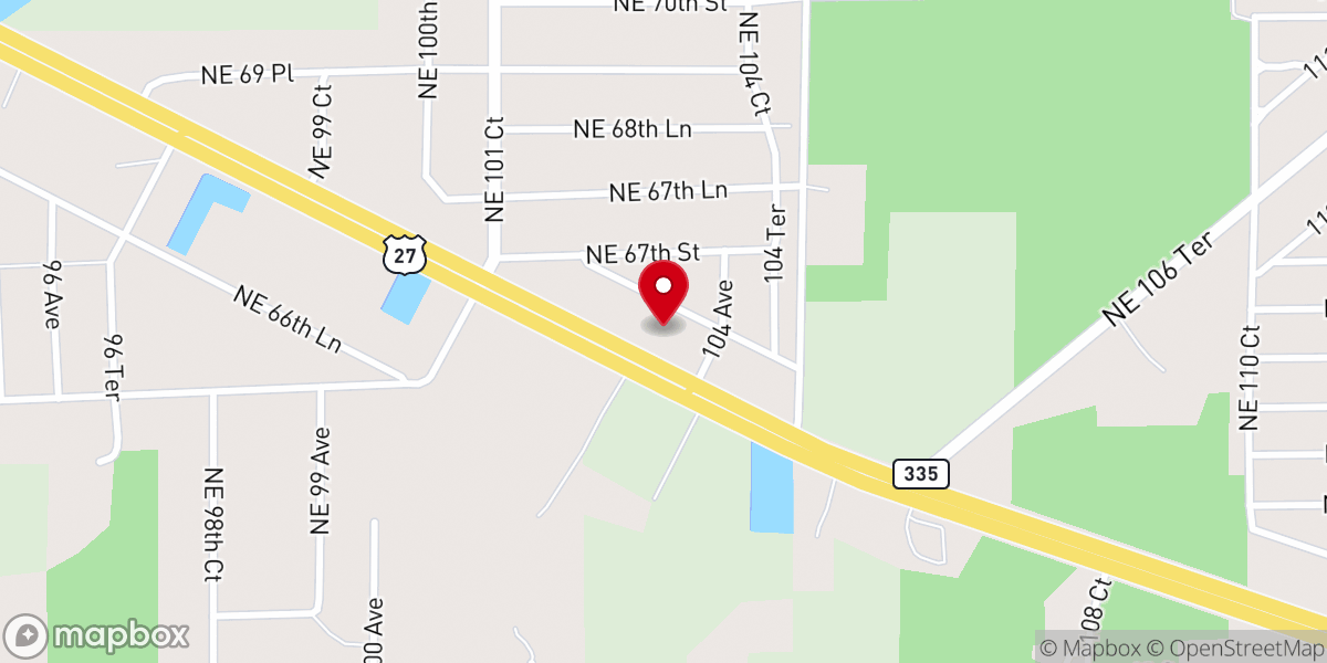 Map showing location of Iglesia Pentecostal Templo de la Alabanza Bronson
