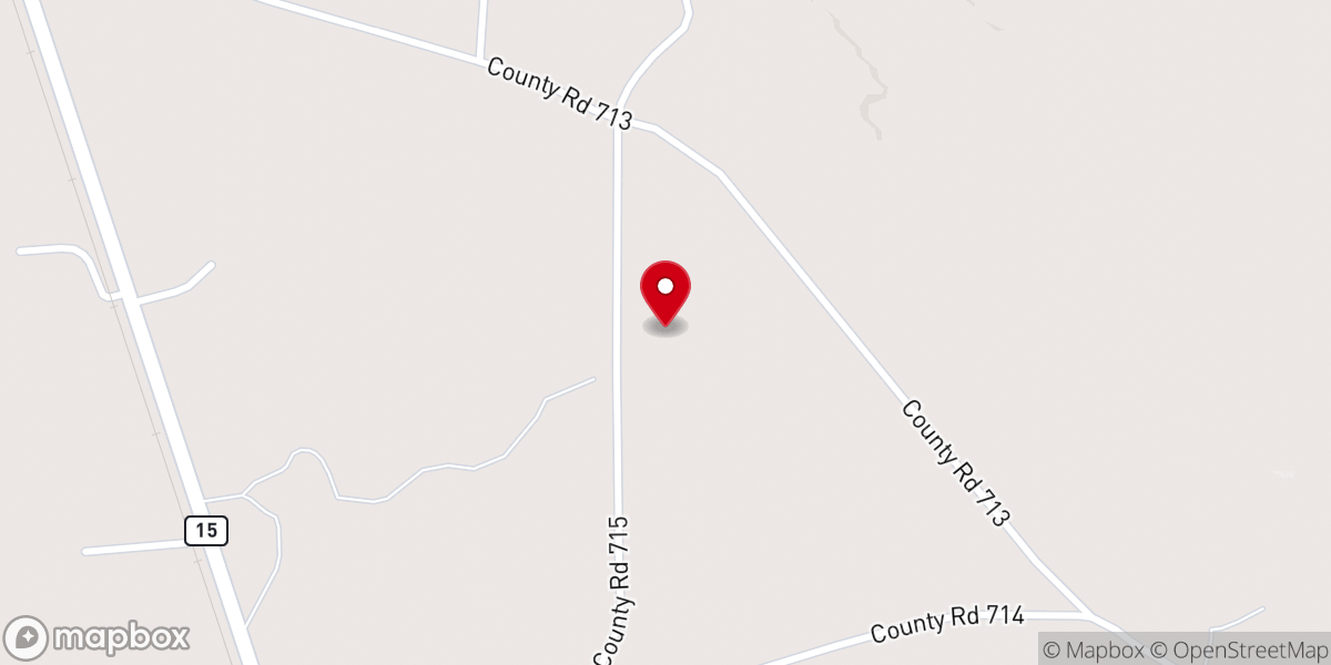 Map showing location of Mosley Chapel Church