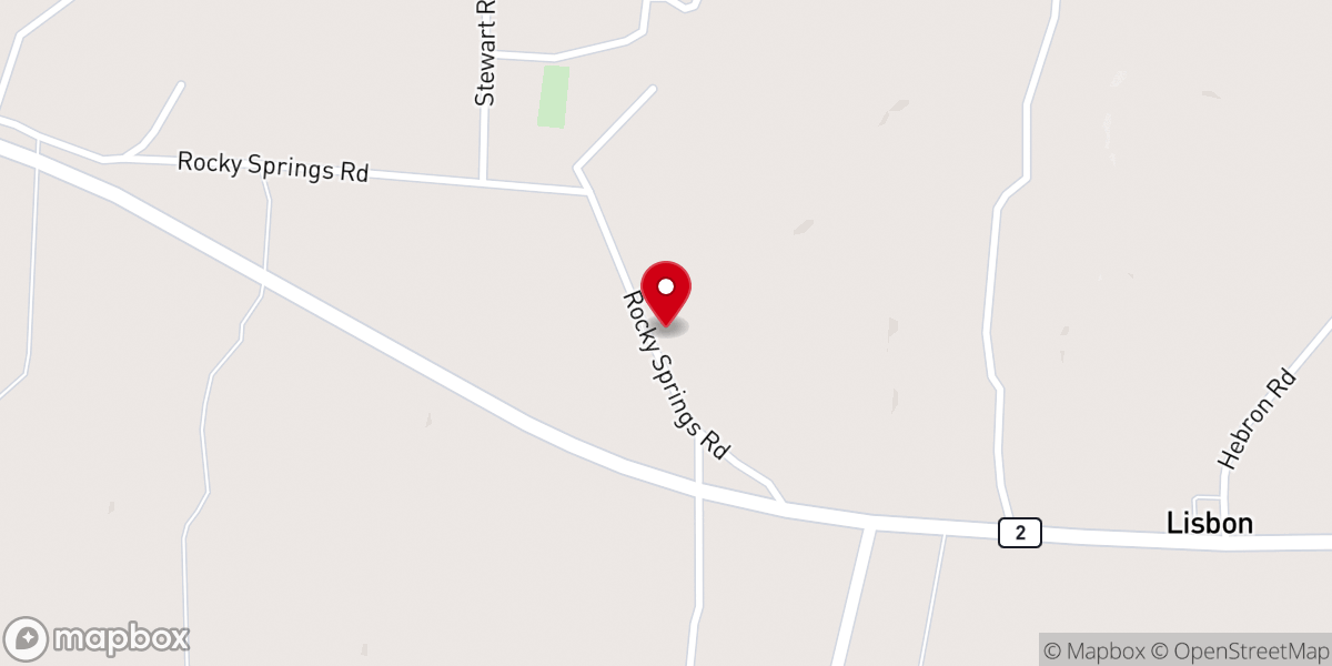 Map showing location of Salem CME Church