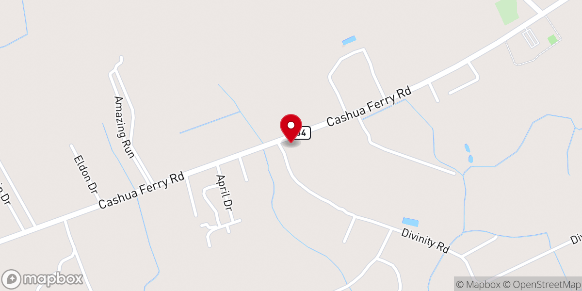 Map showing location of New Providence Missionary Baptist Church