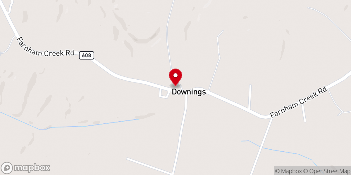Map showing location of Mt Zion Baptist Church