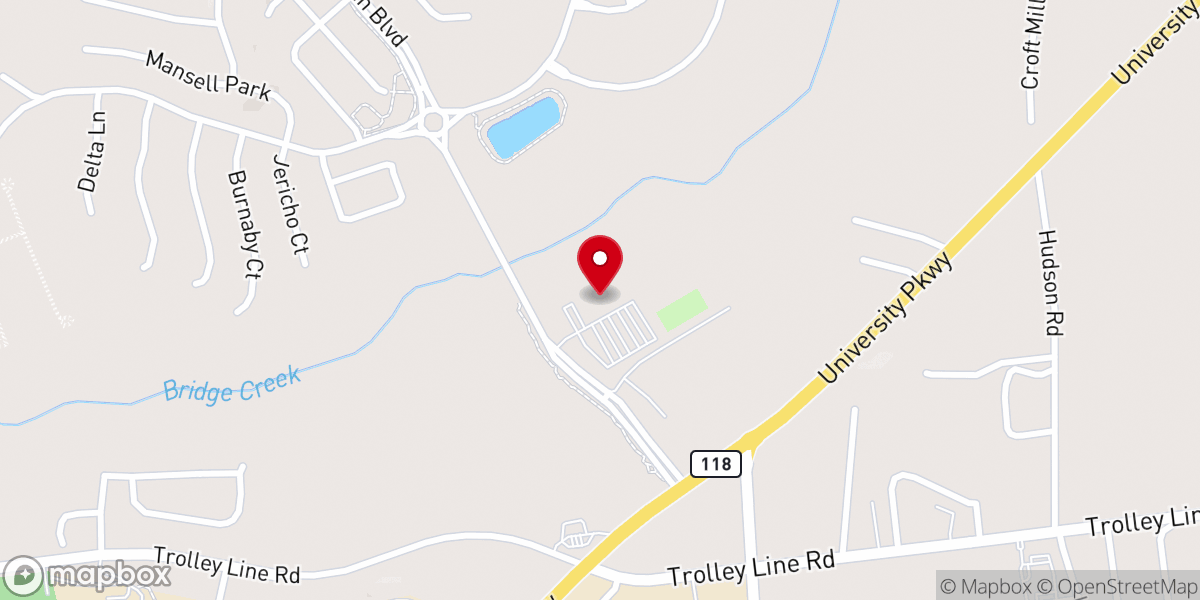 Map showing location of Newspring Aiken