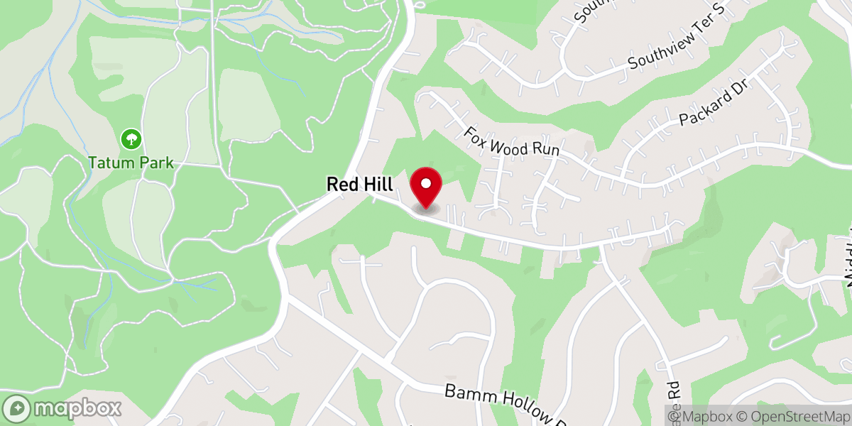Map showing location of Union Baptist Church