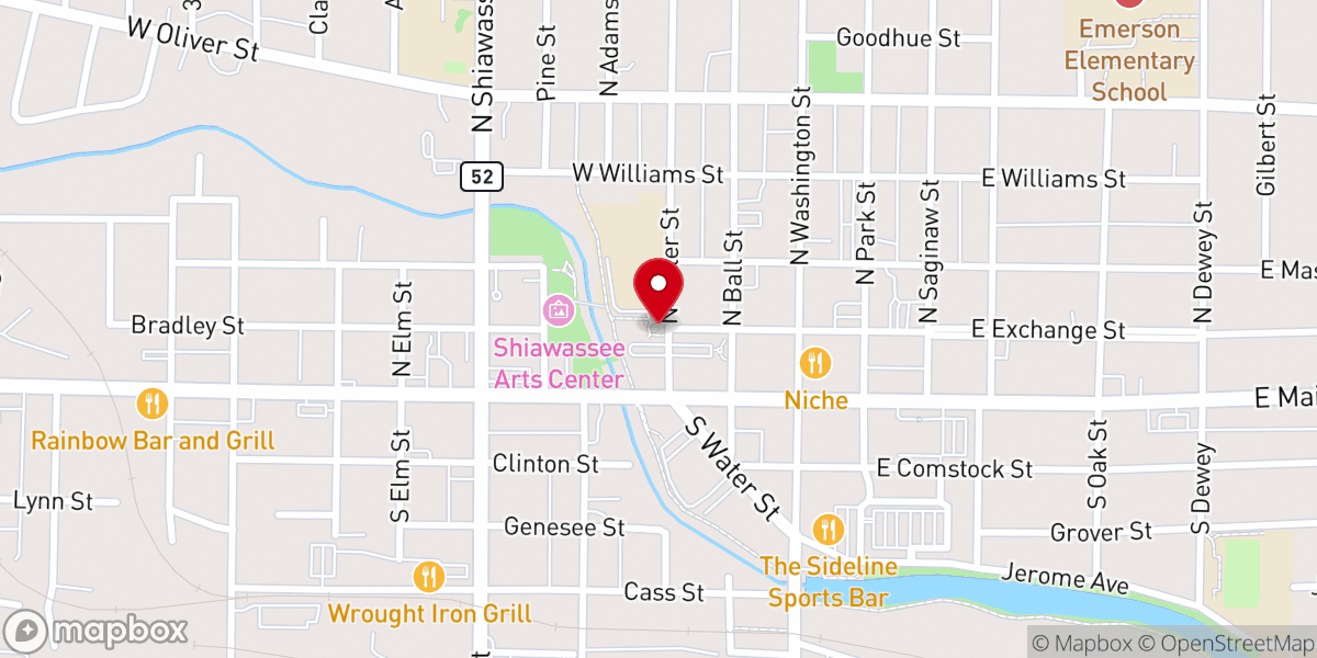 Map showing location of Convergent Church