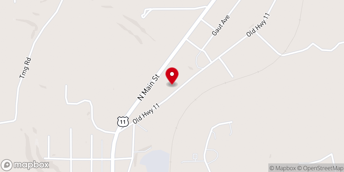 Map showing location of Sweetwater First Church of the Nazarene