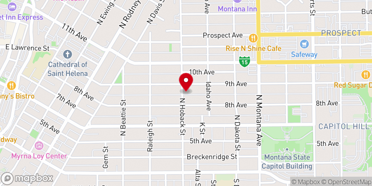Map showing location of Immaculate Heart of Mary Church