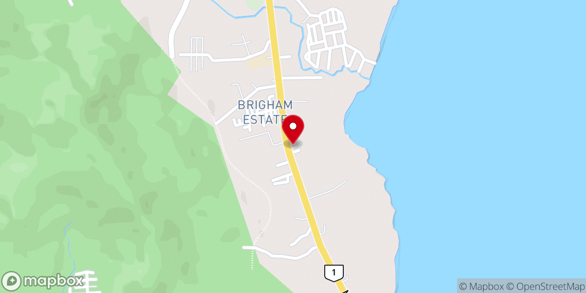 Map showing location of Ley-Sam Baptist Church