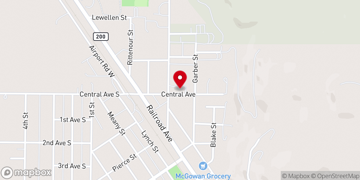 Map showing location of Church on the Move Assemblies of God