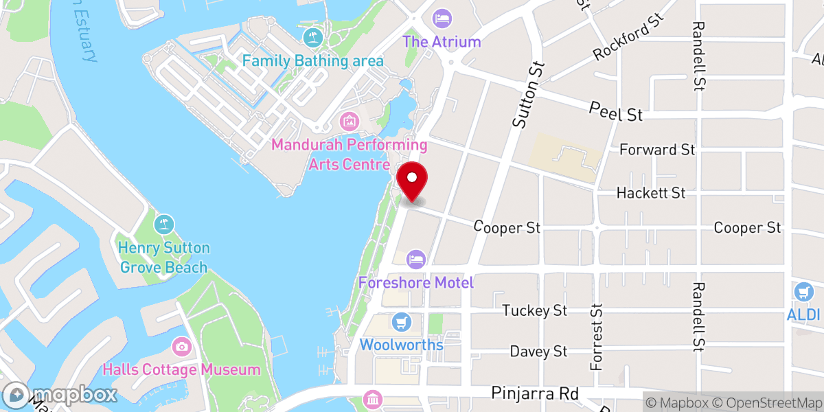 Map showing location of Berean Independent Baptist Church