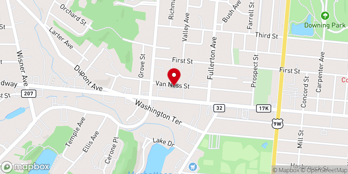 Map showing location of Grace United Methodist Church - Food Distribution Center