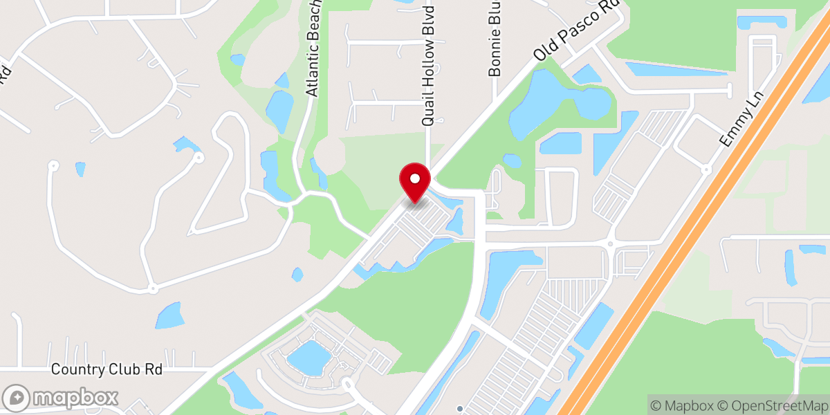 Map showing location of Life Church