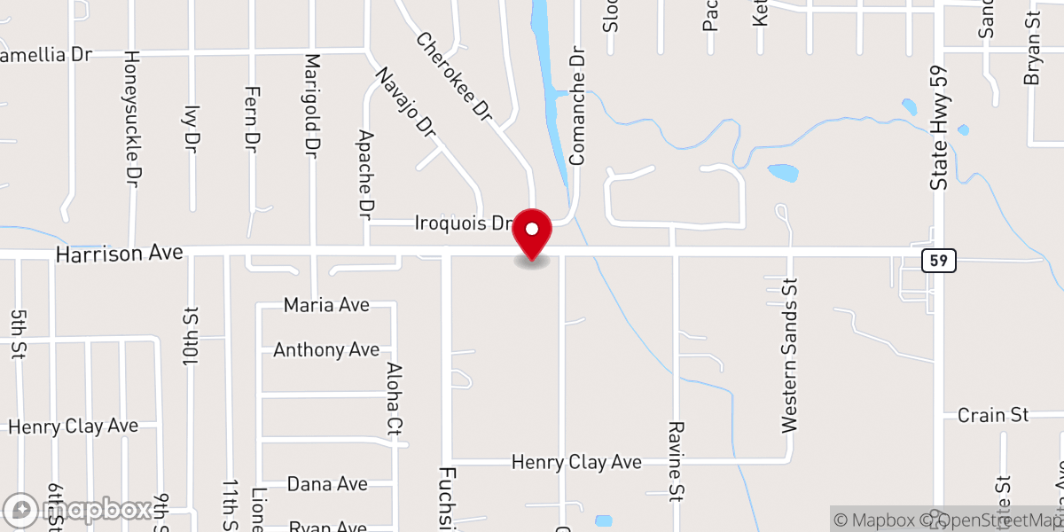 Map showing location of The Pentecostals of Abita Springs