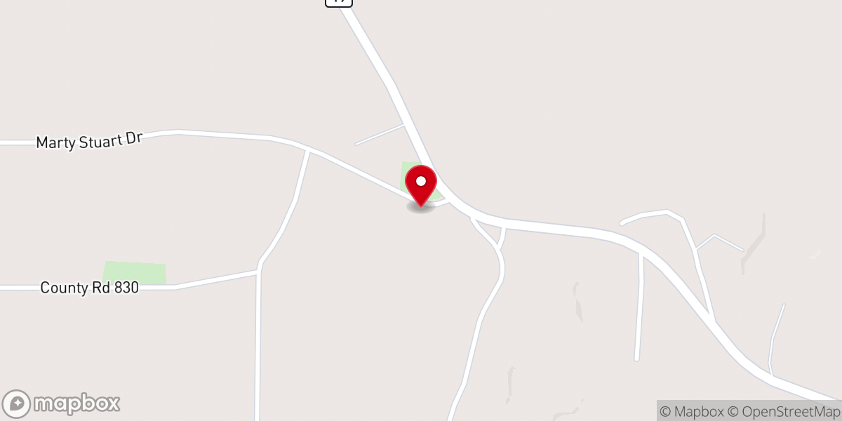 Map showing location of Arlington Baptist Church