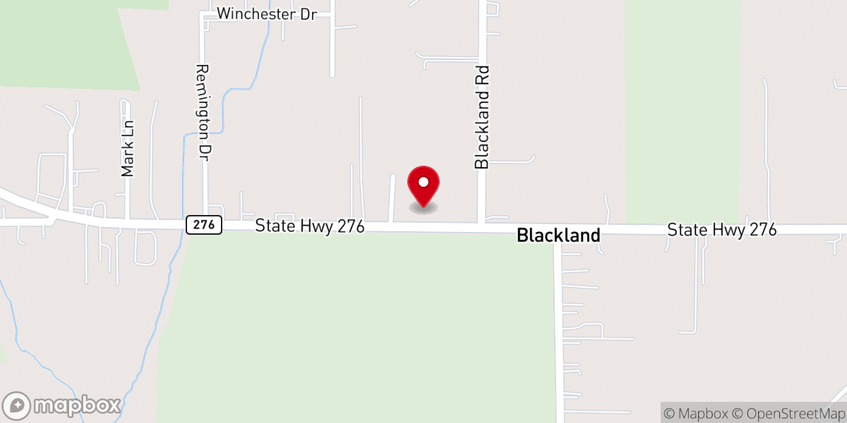 Map showing location of The Journey Church