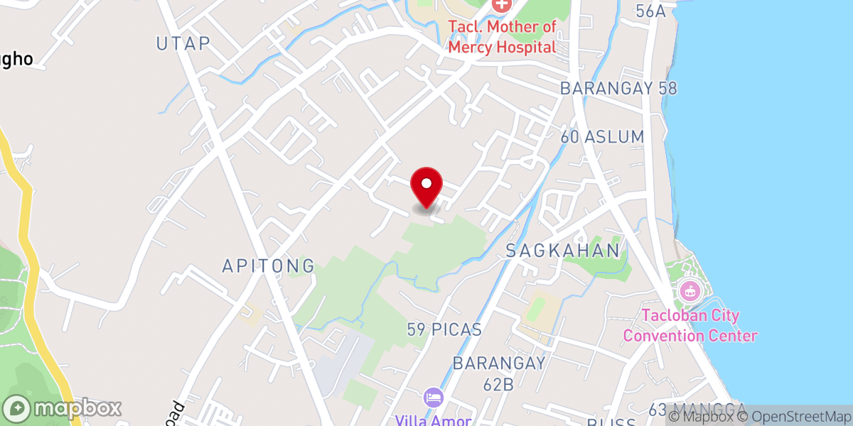 Map showing location of Faithway Baptist Church
