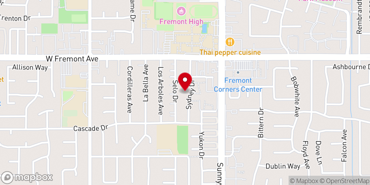 Map showing location of Bar Yohai Sephardic Minyan Inc