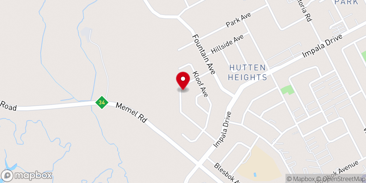 Map showing location of Evangelical Lutheran Congregation, Newcastle