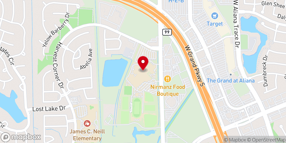 Map showing location of The Bridge Church - Richmond Campus