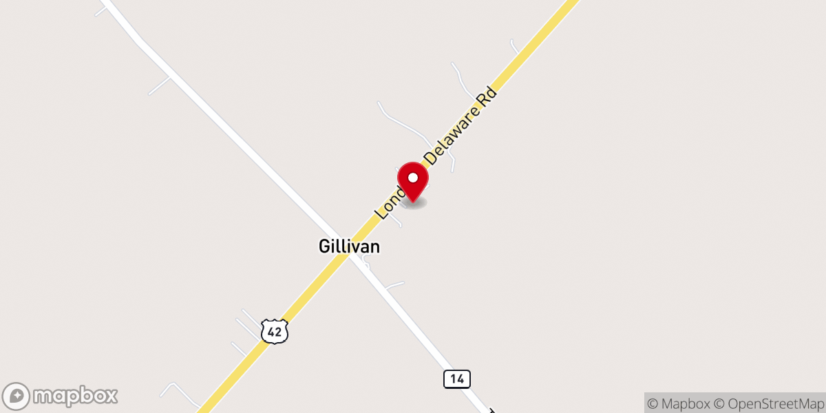 Map showing location of Grace Fellowship Church