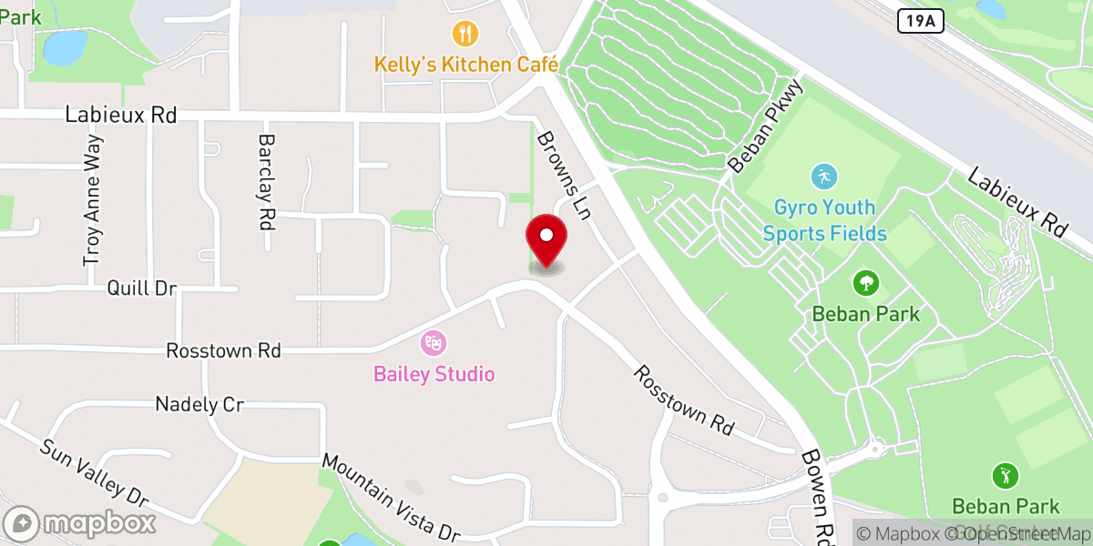 Map showing location of Columbian House