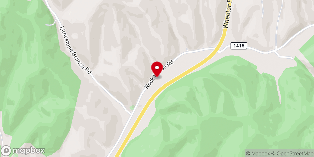 Map showing location of New Life Worship Center