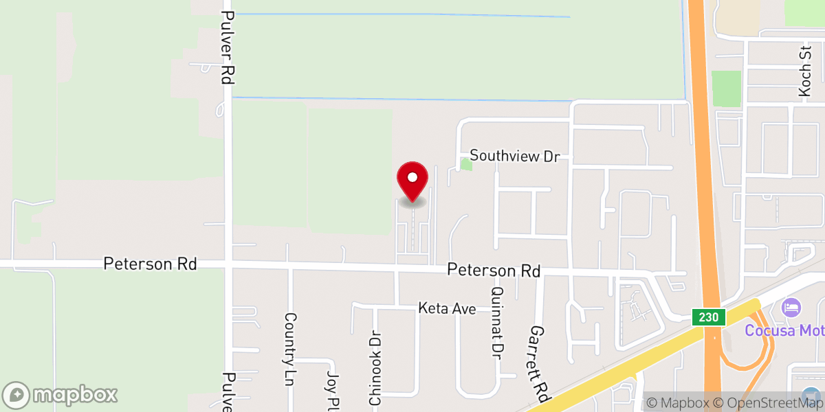 Map showing location of Tri-Parish Food Bank - Food Distribution Center