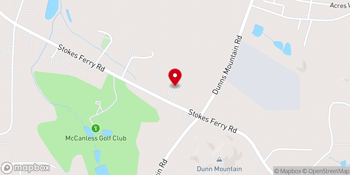 Map showing location of Calvary Baptist Tabernacle