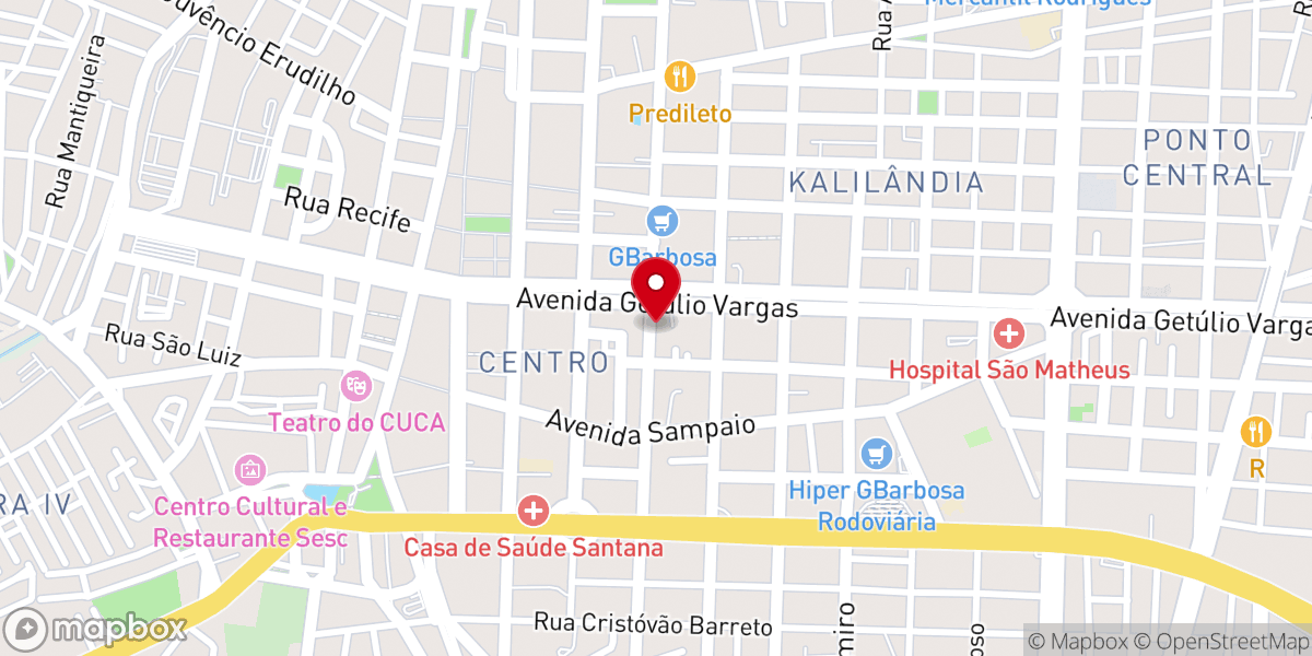 Map showing location of Paróquia Das Missões De Santo Expedito