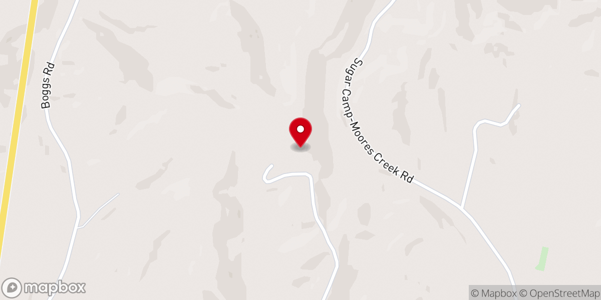 Map showing location of Faith Christian Camp