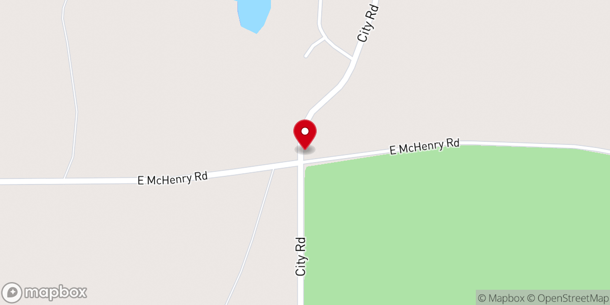 Map showing location of Tuxachena Baptist Church